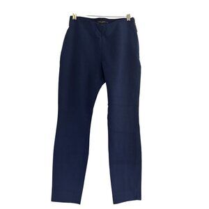 Ted Baker Women's Navy Blue Skinny Stretch Ankle Grazer Pants Size 1 (US 4)